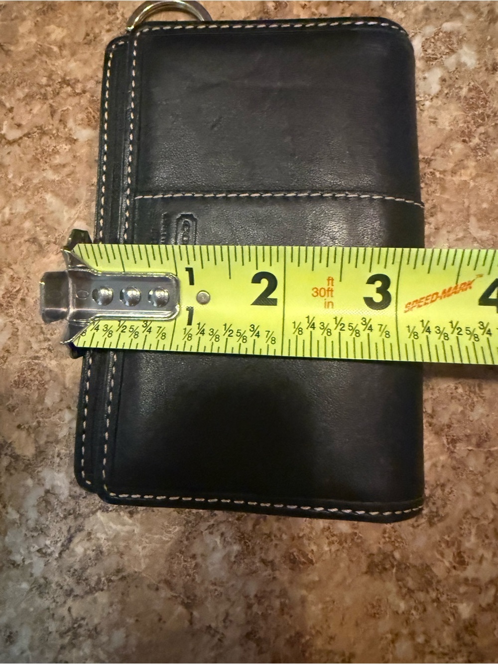 Leather wallet with keychain, Coach Legacy Vintage Y2K - Picture 7 of 7